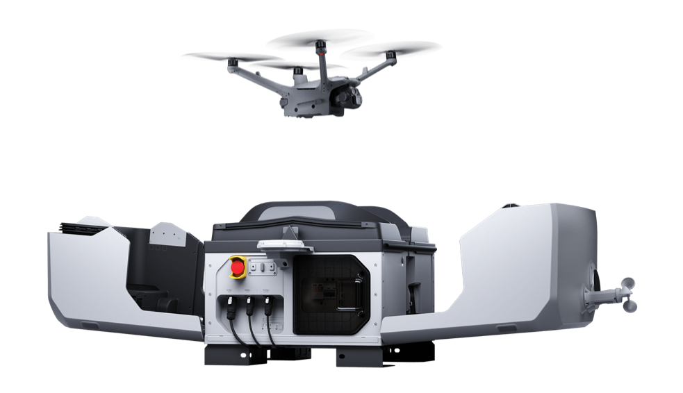 DJI Dock 3 with a Matrice 4TD drone
